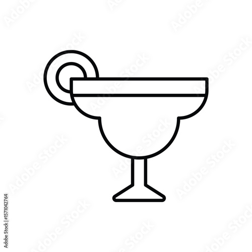 Cosmopolitan  vector icon