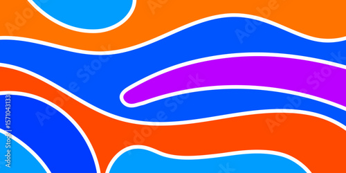 Abstract Colorful Wave Pattern (2)