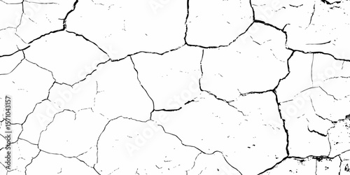 white textured wall with cracks and brick foundation, creating a distressed and some dark spots, textured appearance. it looks aged