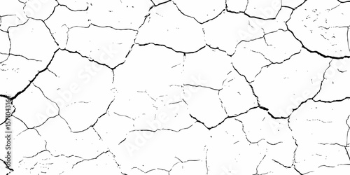 white textured wall with cracks and brick foundation, creating a distressed and some dark spots, textured appearance. it looks aged	