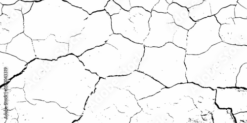 white textured wall with cracks and brick foundation, creating a distressed and some dark spots, textured appearance. it looks aged	
