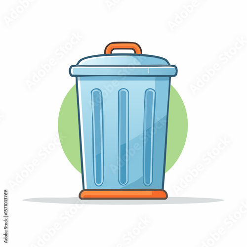 trash isolated on white