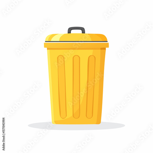 trash isolated on white