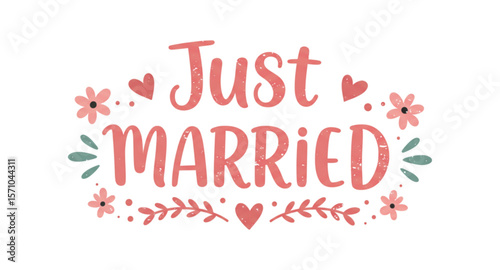 Just married sign