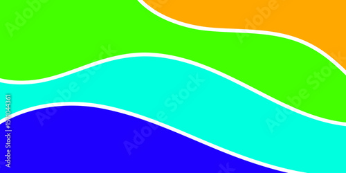 Abstract colorful wavy layers (1)