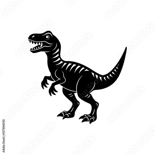Dinosaur clipart on white background vector illustration