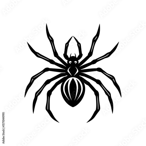 Spider clipart on white background vector illustration