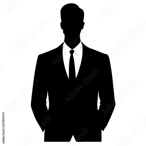 
Man in Suit Silhouette