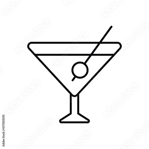 Martini  vector icon