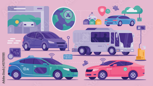 Autonomous vehicles transportation network cars