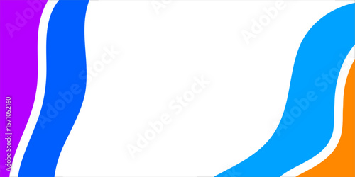 Abstract background with flowing, colorful bands