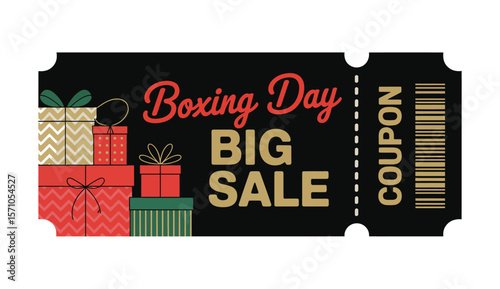 Th a coupon for a "Boxing Day BIG SALE."