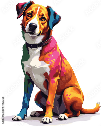 dog with a bone