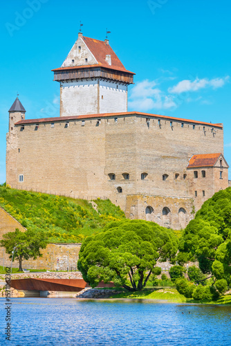 Historical fortress of Narva. Estonia