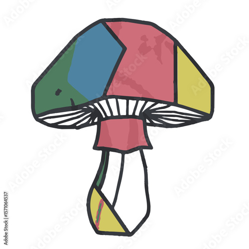 Abstract mashroom