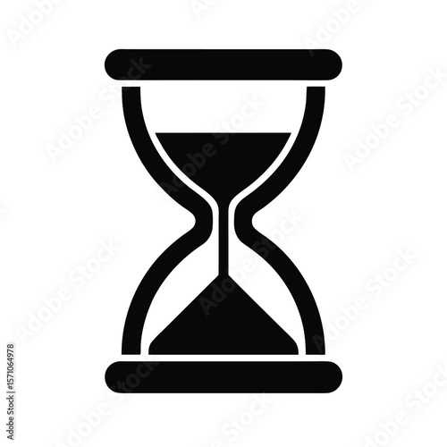 Hourglass Timer Icon Vector Illustration