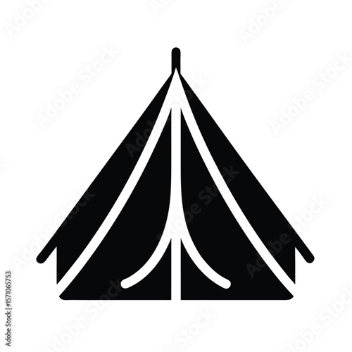 Lightweight Tent Stakes Icon Vector Illustration