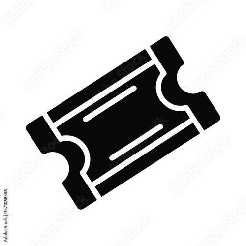Ticket Icon Vector Illustration