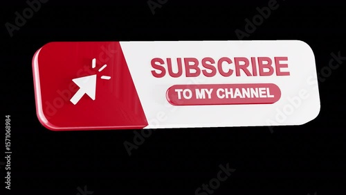YouTube Subscribe 3D Animations