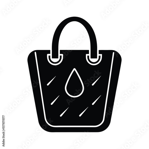 Weatherproof Bag Icon Vector Illustration