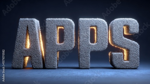 Internet, business, Technology and network concept. APPS abbreviation. Modern technology concept.