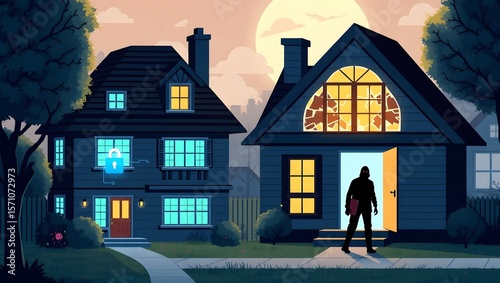 Secure vs Vulnerable Home