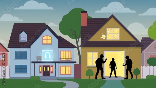 Secure vs Vulnerable Home
