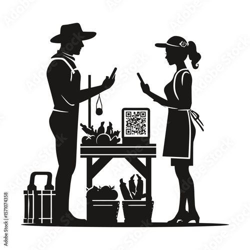 Silhouettes of Architect Team Discussing Project