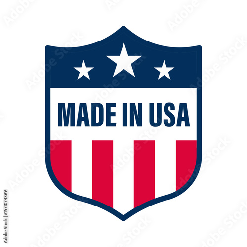 Made in USA patch. USA badge