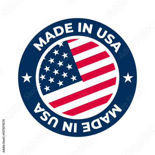 Made in USA patch. USA badge