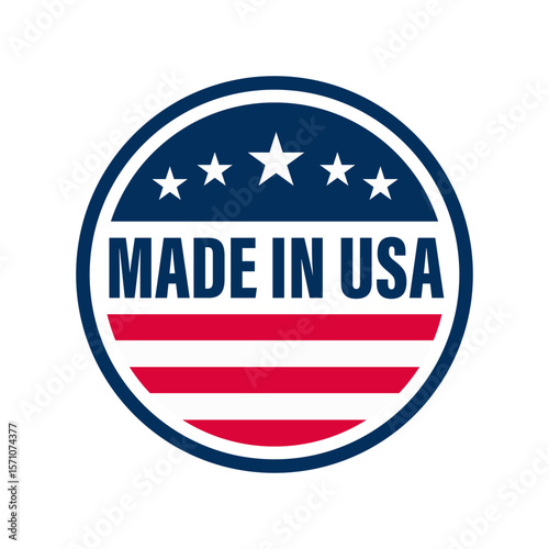 Made in USA patch. USA badge