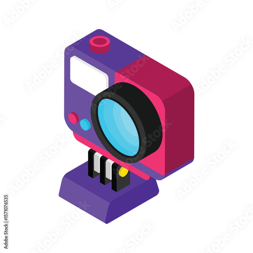 Gopro Vector style icon. Eps 10 file