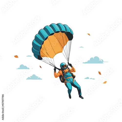 Skydiver in Action