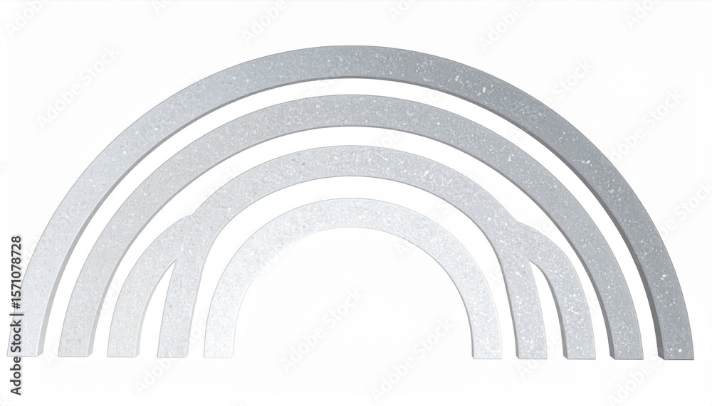 Obraz premium Silver Glitter Rainbow Abstract Background