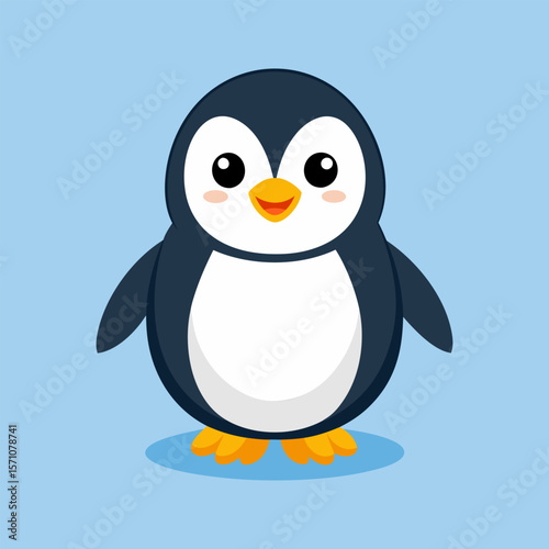 Adorable Cartoon Penguin Illustration