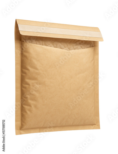 Biodegradable mailer envelope for home-based business shipping, padded for protection of delicate contents.