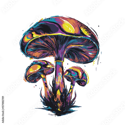 Abstract mashroom