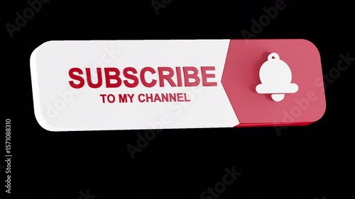 YouTube Subscribe 3D Animations