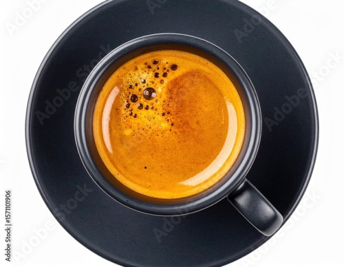 Espresso Shot In Dark Gray Cup