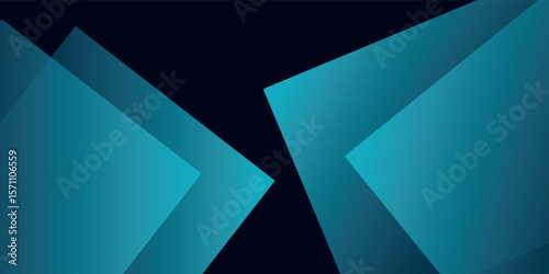  Blue abstract gradient shapes background. Vector illustration VECTOR EPS10