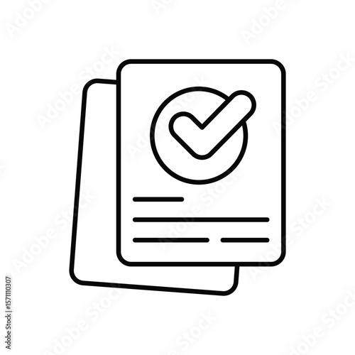 Documents vector icon