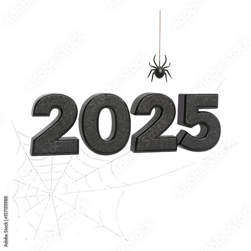 Glowing Halloween 2025 Pumpkin Vector Icon