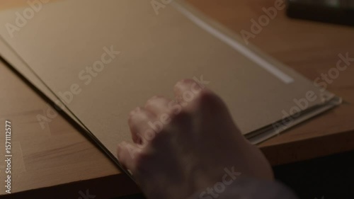 FBI agent looking at suspects forms