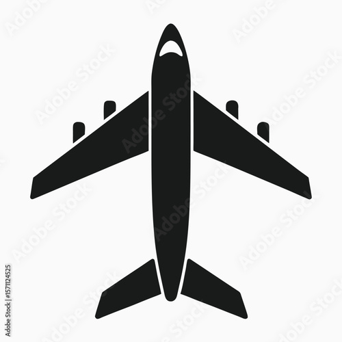 -a-black-silhouette-icon-of-an-airplane-in-distres (3).eps