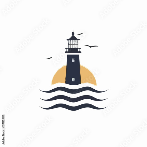 lighthouse vector illustration
