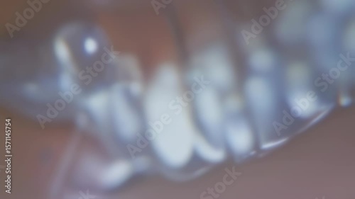 Wallpaper Mural Abstract water droplets macro close-up, liquid texture and light effect Torontodigital.ca