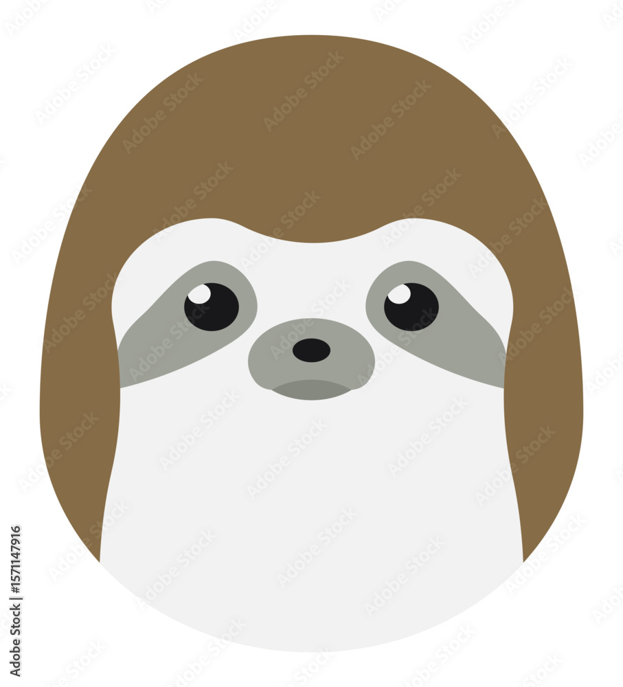 Obraz premium Cute Cartoon Animals Element
