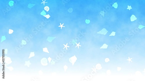 Summer image loop background material