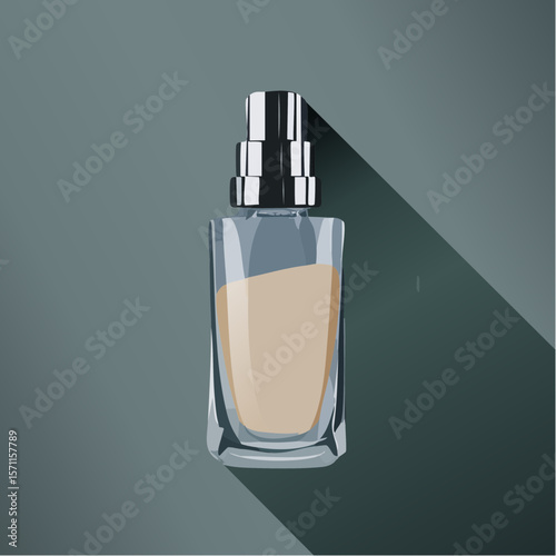 perfume bottle and perfume
