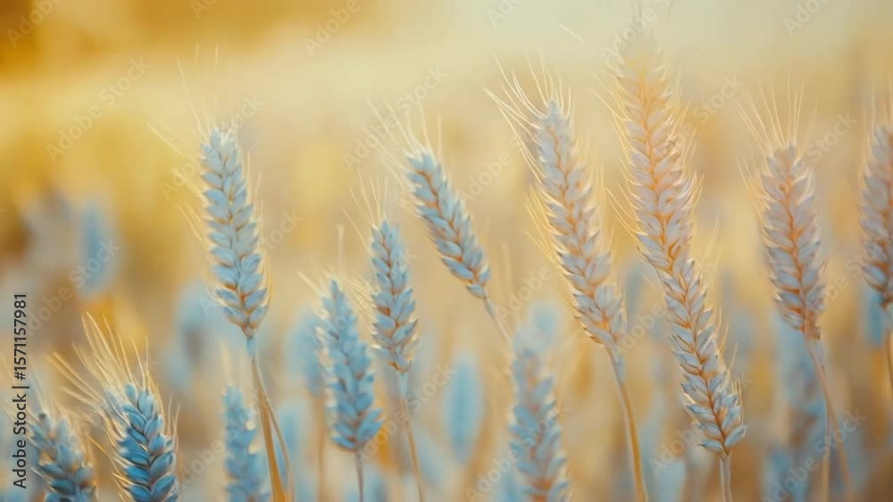 Golden Wheat Field in Soft Sunlight with Gentle Autumn Breeze
Golden Wheat Field in Soft Sunlight with Gentle Autumn Breeze